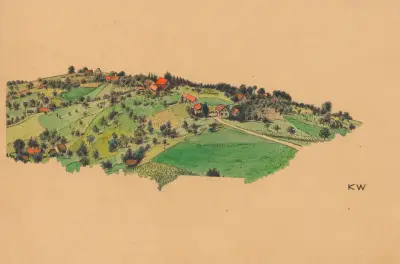 Utan titel (Landskap i Steiermark) av Karl Wiener