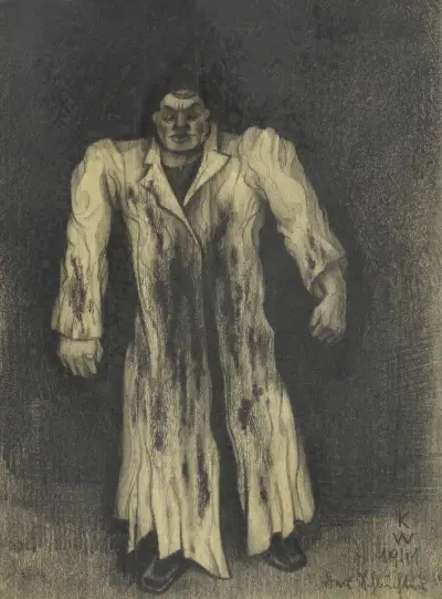 Ohne Titel; aus; ‘Die 150 Blätter’ XXVIII av Karl Wiener