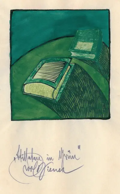 Martwa natura w zieleni, Karl Wiener