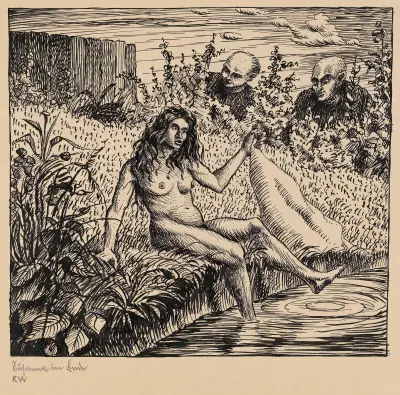 Susanna i badet av Karl Wiener