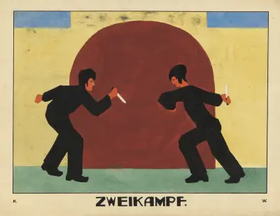 Zweikampf av Karl Wiener