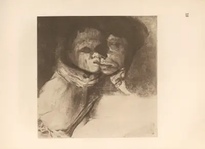 Abschied, 1925 – nr 2 av Käthe Kollwitz