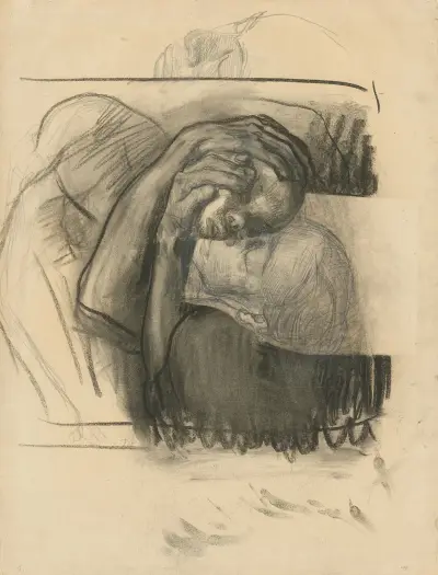 Abschied, 1910 av Käthe Kollwitz