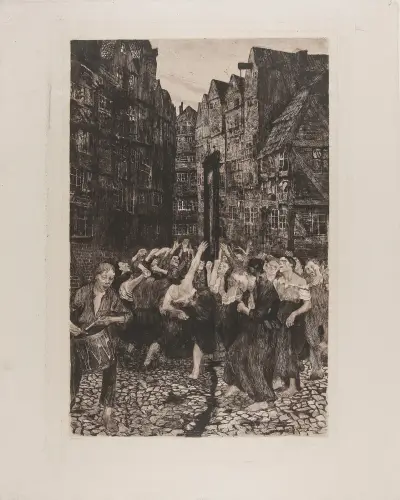 Die Carmagnole av Käthe Kollwitz