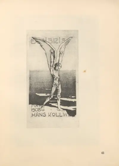 Exlibris des Sohnes Hans av Käthe Kollwitz