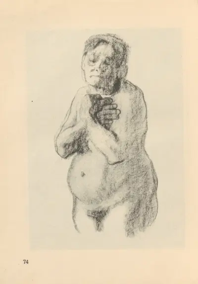 Frauen, 1925 – nr 13 av Käthe Kollwitz