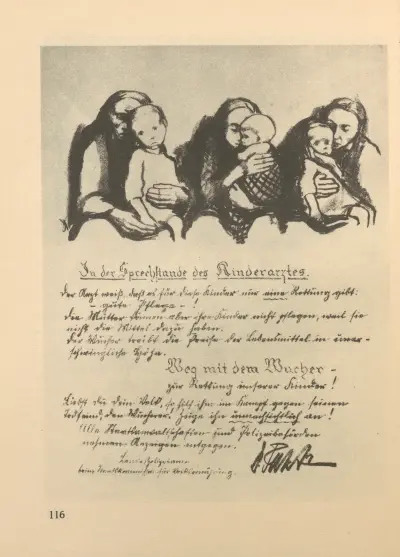 Frauen und Kinder, 1925 – nr 15 av Käthe Kollwitz