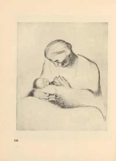 Frauen und Kinder, 1925 – nr 4 av Käthe Kollwitz