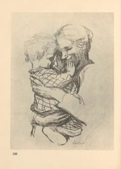 Frauen und Kinder, 1925 – nr 6 av Käthe Kollwitz