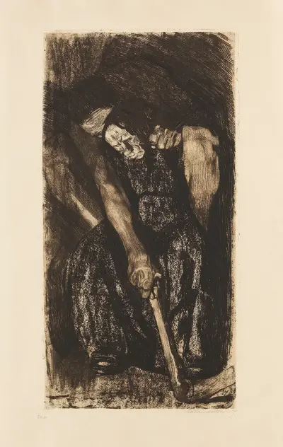 Inspiration, 1904 av Käthe Kollwitz