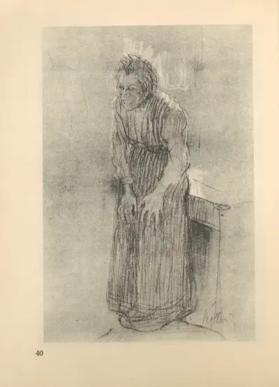 Kneipe, 1925 – nr 1 av Käthe Kollwitz