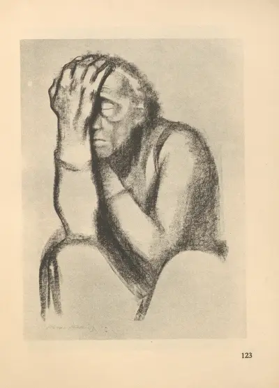 Liebknecht, 1925 – nr 2 av Käthe Kollwitz
