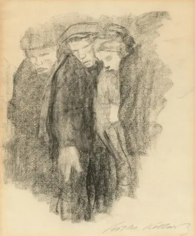 Märzfriedhof, 1913 av Käthe Kollwitz