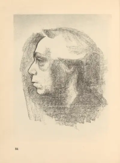 Selbstbildnis, 1925 – nr 5 av Käthe Kollwitz