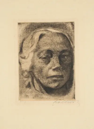 Self Portrait, 1912 av Käthe Kollwitz