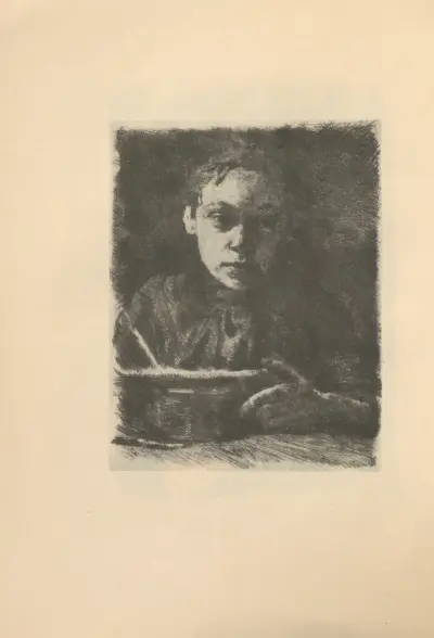 Studien, 1925 – nr 2 av Käthe Kollwitz