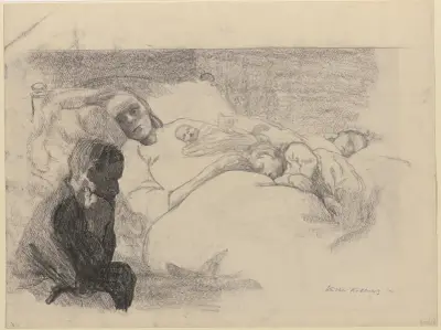 Unemployment av Käthe Kollwitz