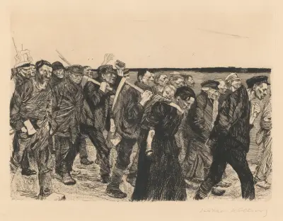 Weberzug av Käthe Kollwitz