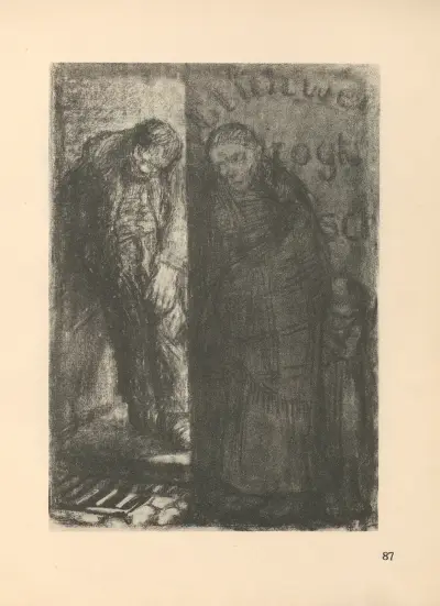 Zeichnungen für den Simplizissimus, 1925 – nr 5 av Käthe Kollwitz