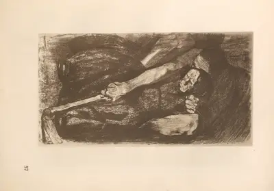 Zum ’Bauernkrieg’ gehörig, 1925 – nr 10 av Käthe Kollwitz