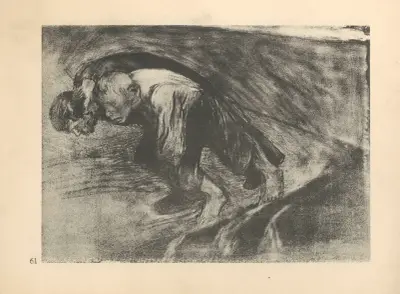 Zum ’Bauernkrieg’ gehörig, 1925 – nr 4 av Käthe Kollwitz