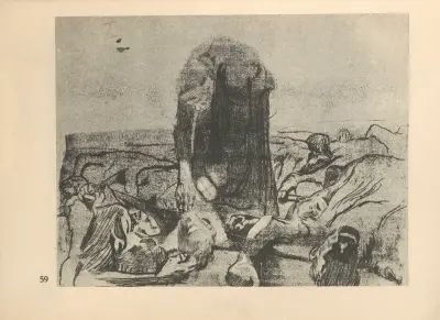 Zum ’Bauernkrieg’ gehörig, 1925 – nr 5 av Käthe Kollwitz