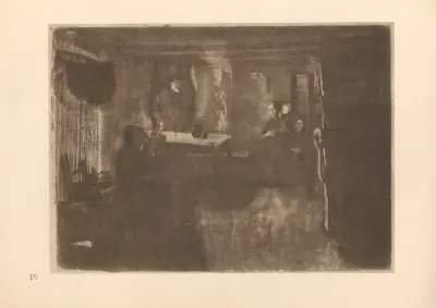 Zum ’Weberaufstand’ gehörig, 1925 – nr 11 av Käthe Kollwitz
