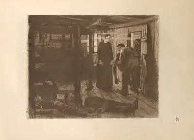 Zum ’Weberaufstand’ gehörig, 1925 – nr 9 av Käthe Kollwitz