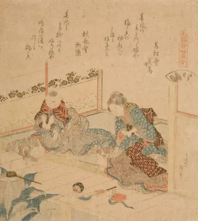 Abalone av Katsushika Hokusai