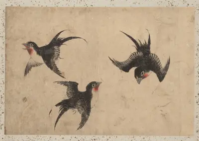Album of Sketches by Katsushika Hokusai and His Disciples Pl.43 av Katsushika Hokusai