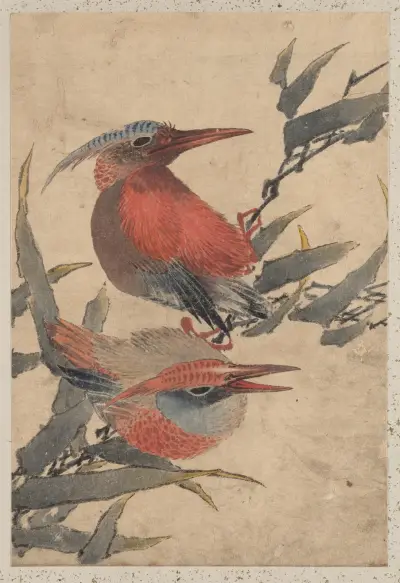 Album of Sketches by Katsushika Hokusai and His Disciples Pl.38 av Katsushika Hokusai