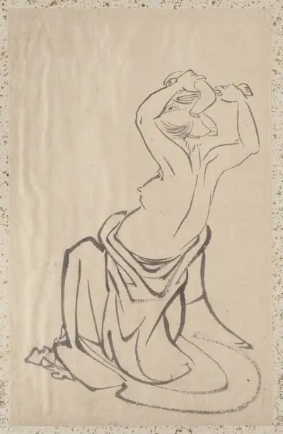 Album of Sketches by Katsushika Hokusai and His Disciples Pl.54 av Katsushika Hokusai