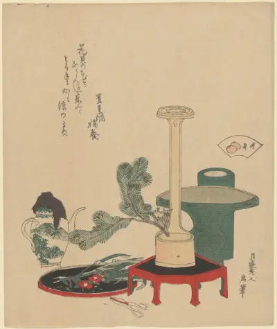 Flower Arrangement av Katsushika Hokusai