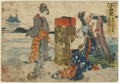 Odawara av Katsushika Hokusai