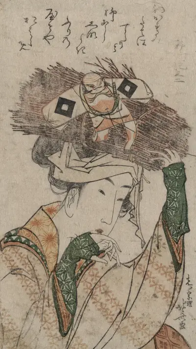 Oharame, 1799 av Katsushika Hokusai