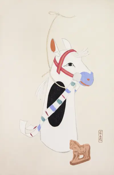 Kyosens samlade illustrationer av japanska leksaker, pl. 048 av Kawasaki Kyosen