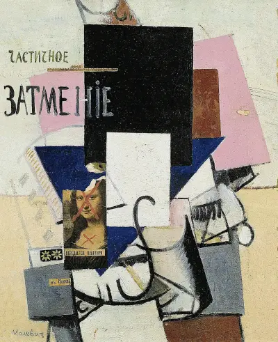 Kompozycja z Mona Lisą, Kazimir Malevich