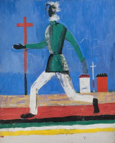 Känsla av fara av Kazimir Malevich
