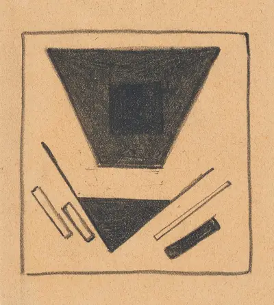Kompozycja suprematyczna – rzutowana płaszczyzna, Kazimir Malevich
