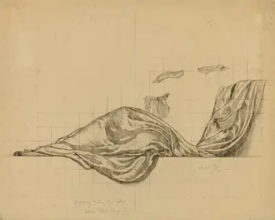 (Iowa State Capitol Rotunda) (Art, study for panel), 1905 av Kenyon Cox