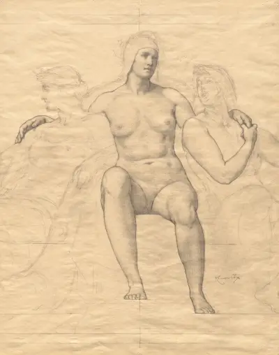 Allegorical Female Figures av Kenyon Cox