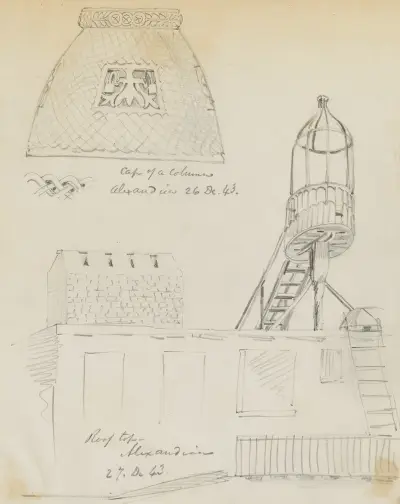 Alexandria (Rooftop;Cap of a Column) av Miner Kilbourne Kellogg