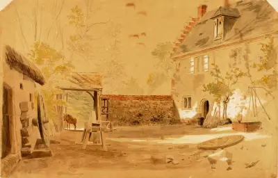 Ancient Abbey of St. Valery, France av Miner Kilbourne Kellogg
