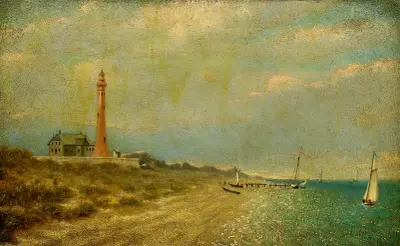 Fire Island Lighthouse av Miner Kilbourne Kellogg