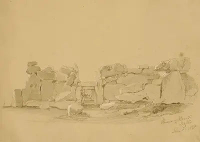 Ruins, Krindi, Malta av Miner Kilbourne Kellogg