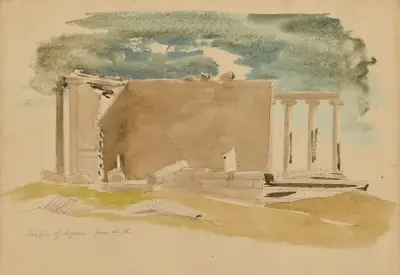 Temple Of Azani, From South av Miner Kilbourne Kellogg