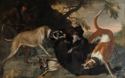 Bärenjagd von David Klöcker Ehrenstrahl