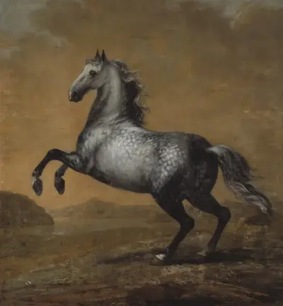 Karl XI’s livhäst Den Lille Engländaren av David Klöcker Ehrenstrahl