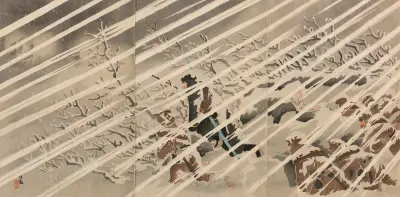 The Attack on, and Occupation of, Tianzhuangtai av Kobayashi Kiyochika