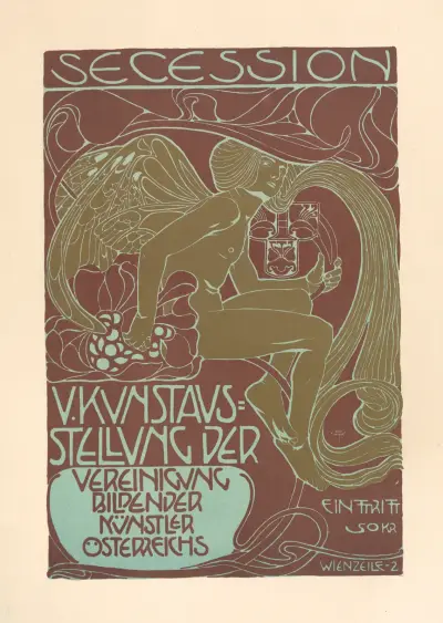 5. Kunstausstellung der Vereinigung Bildender Künstler Osterreichs Secession av Koloman Moser